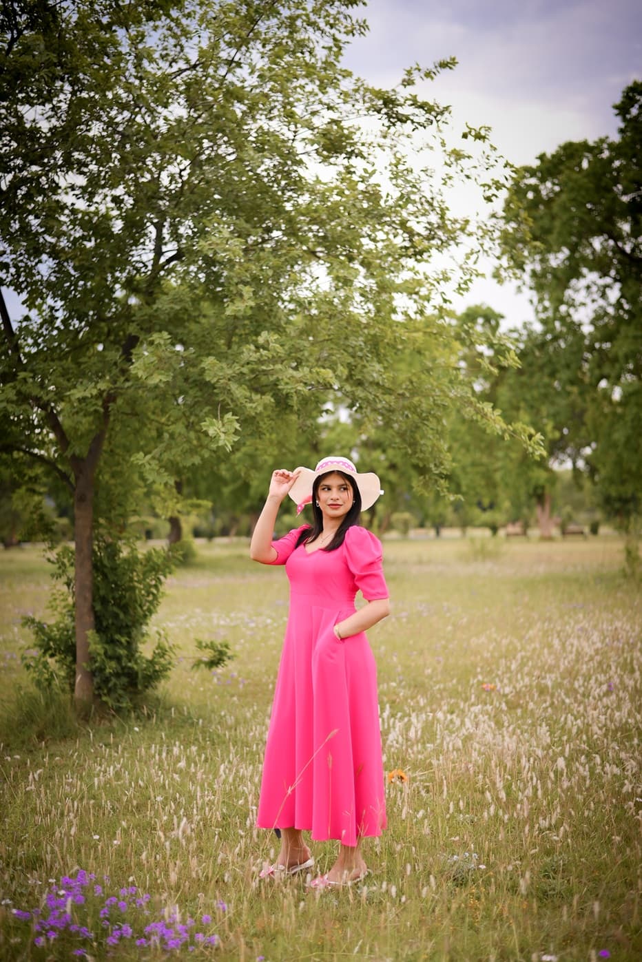 Summer Pop - Electric Pink  back view
